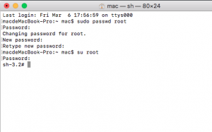 Mac OS系统获取root账户权限-快活技术